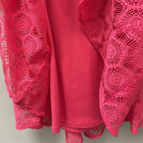 🌷5/$20🌷 Fishbowl Pink Crochet Dress - Picture 5 of 8